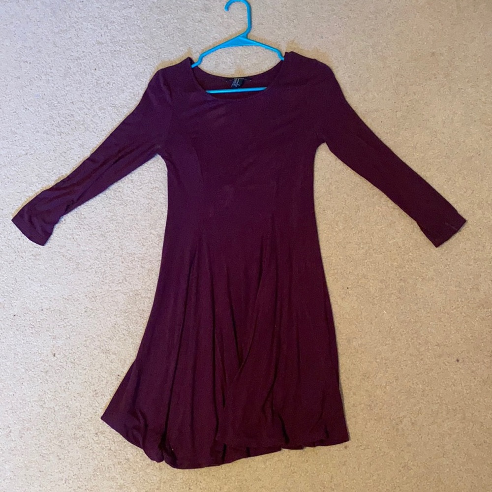 Dark purple dress
